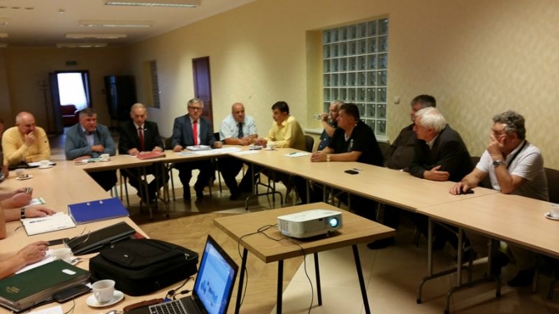 Spotkanie władz statutowych OZPTD z prezesem ZMPD - Janem Buczkiem