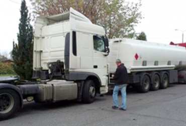 Materiały niebezpieczne w cysternie